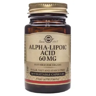 Solgar acid alpha lipoic acid 60 mg 30 c