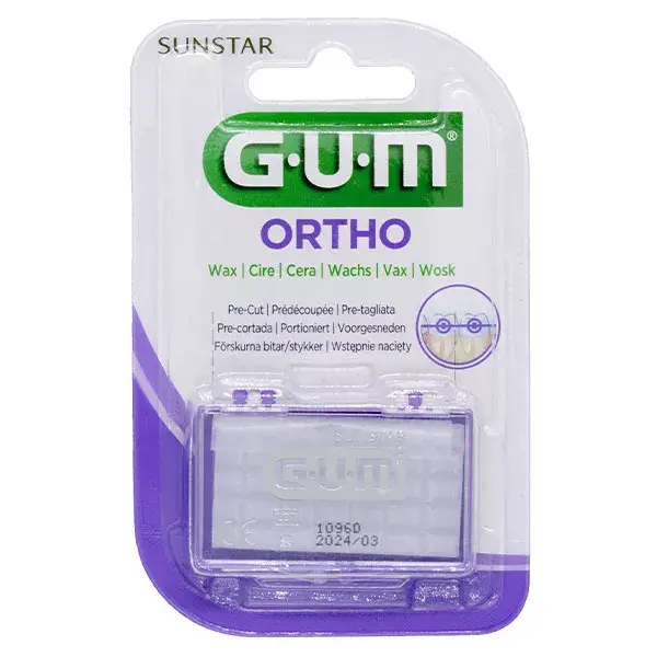 Gum translucent orthodontic wax part 723