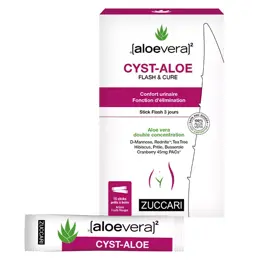 (aloevera)2 Zuccari Cyst-Aloe Sticks Flash 15x10ml