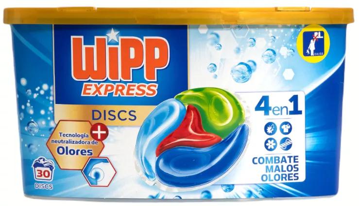 Wipp Express Discs Detergente Antiolores 18 Dosis