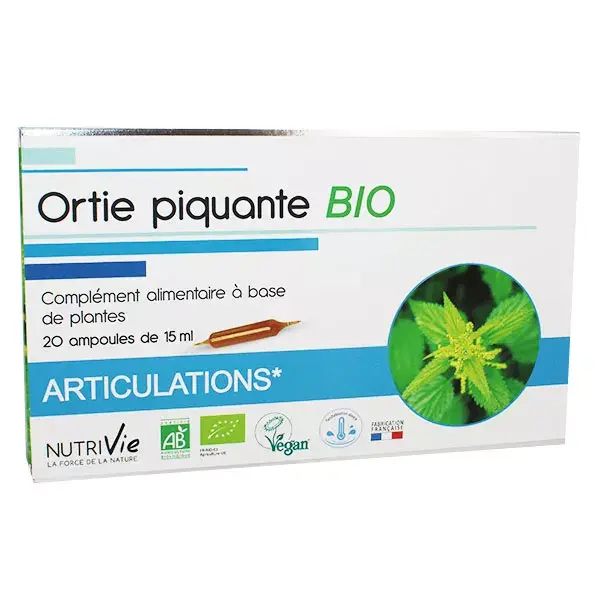 Nutrivie Organic Stinging Nettle 20 phials