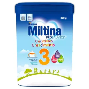 Humana Baby Miltina Probalance 3 Leche de Crecimiento +12m 800gr