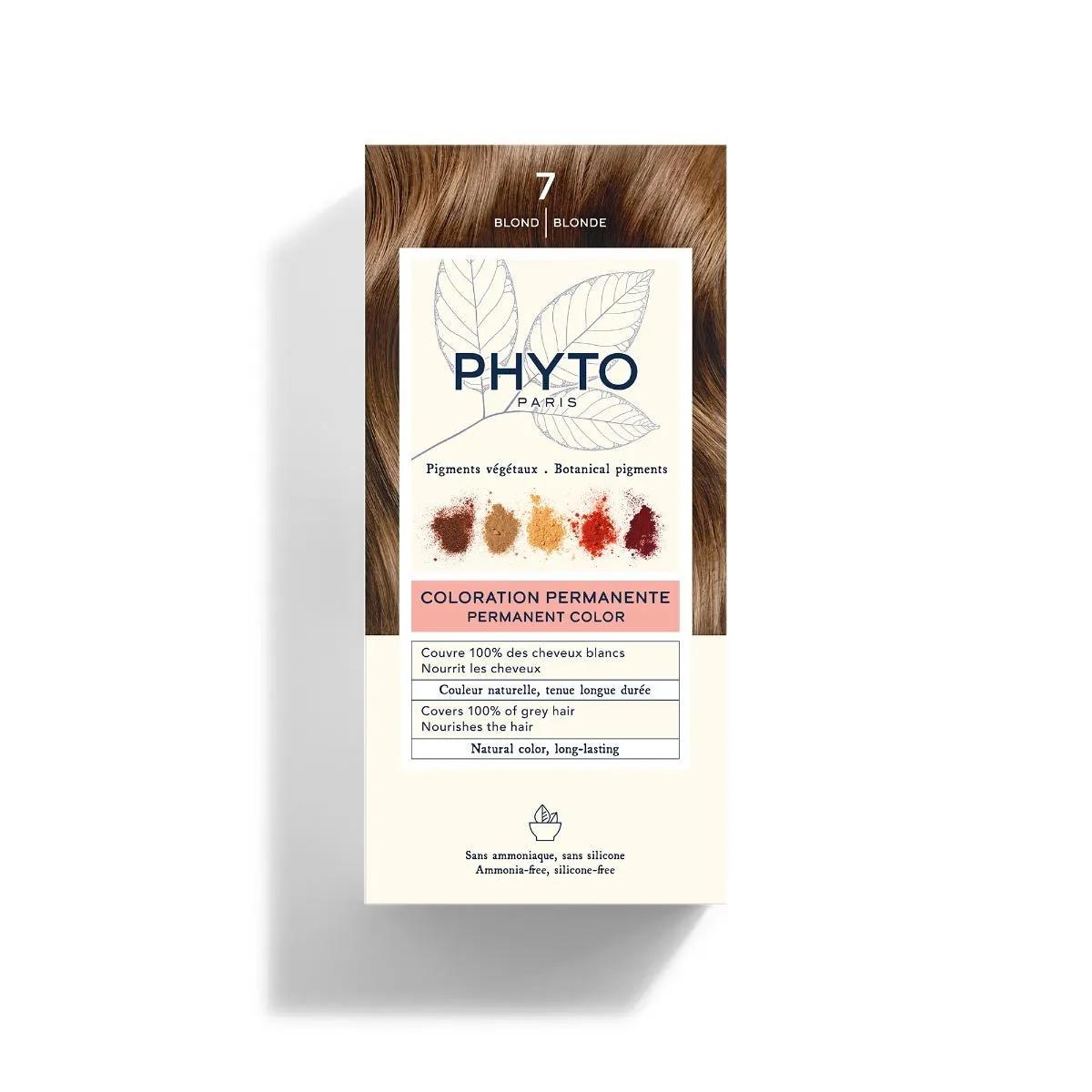 Phyto Phytocolor 7 Biondo Colorazione Permanente Per Capelli