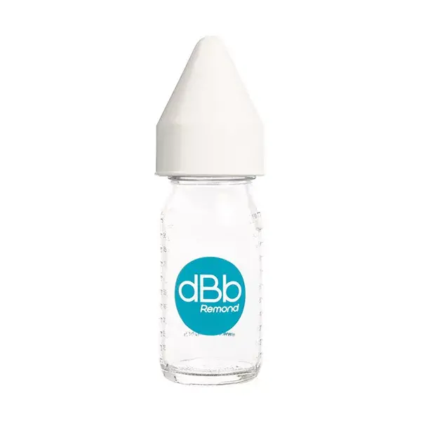 dBb Remond Regul'air Fruit Juice Marine White Glass Baby Bottle 110ml 