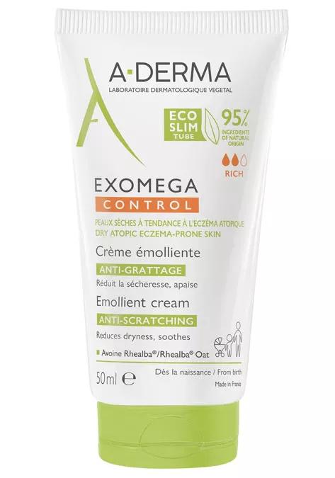 A-Derma Exomega Control Verzachtende Crème 50 ml