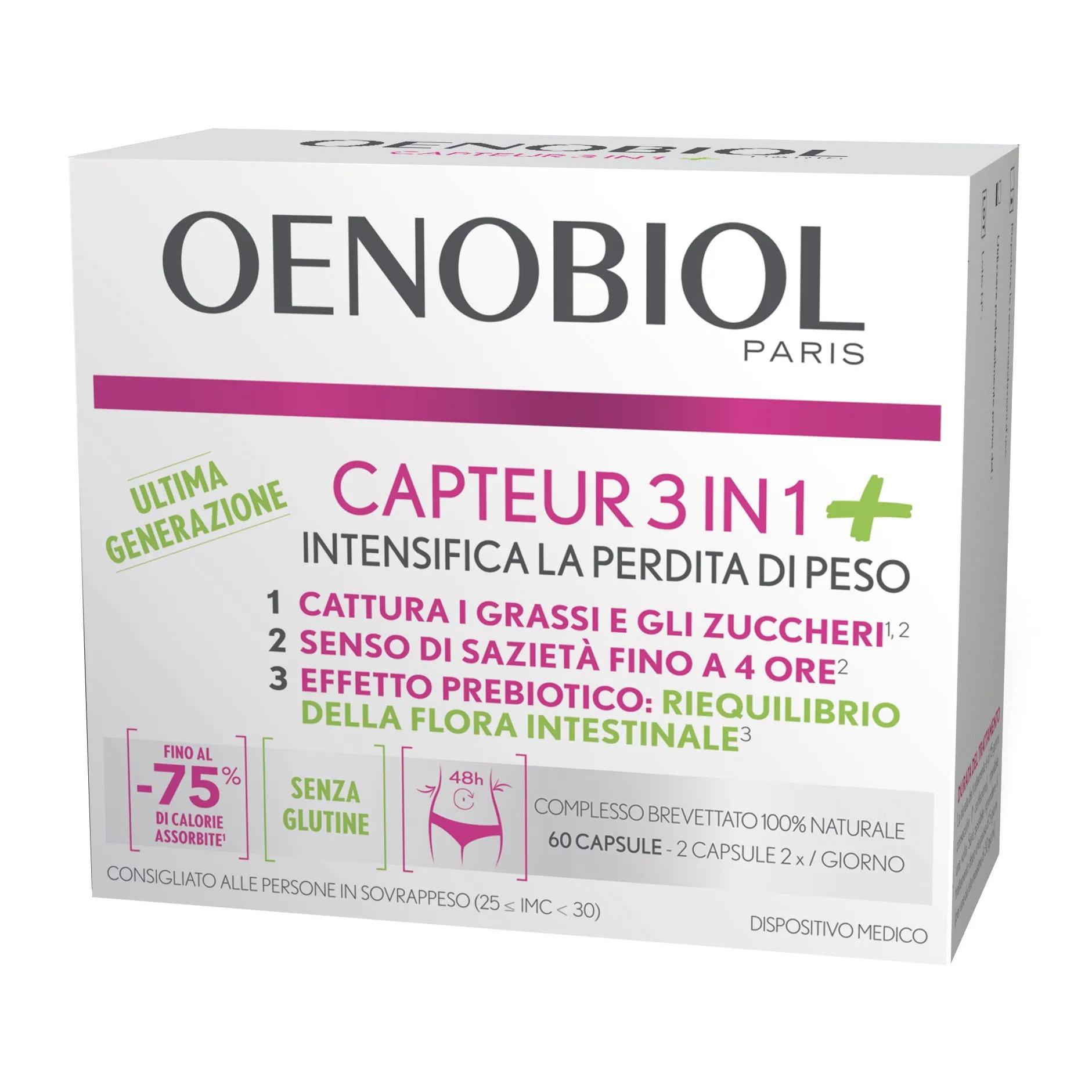 Oenobiol Capture 3in1 Integratore Perdita di Peso 60 Capsule