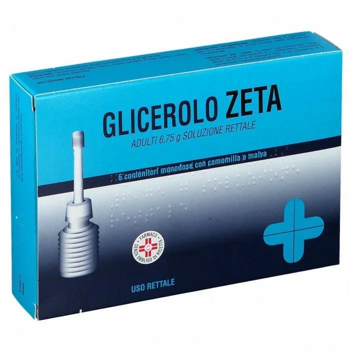 Glicerolo Zeta Adulti 6,75g Soluzione Rettale 6 Clismi