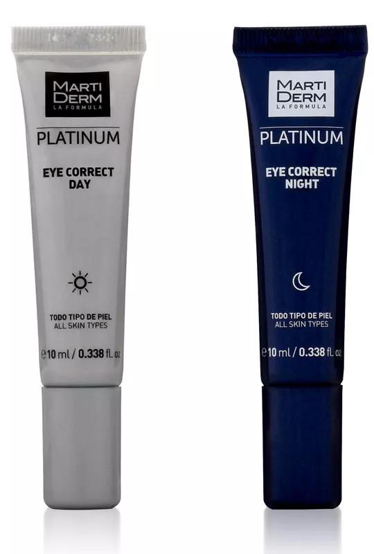 Martiderm Platinum Corretor Olhos Dia 10ml + Corretor Olhos Noite 10ml