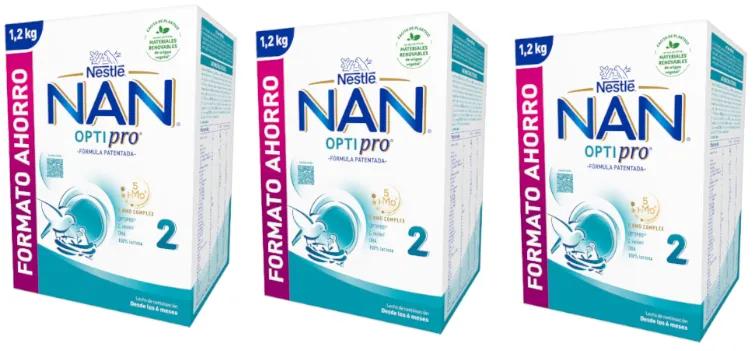 Nestlé Nan Optipro 2 Follow-on Milk 3x1200 gr