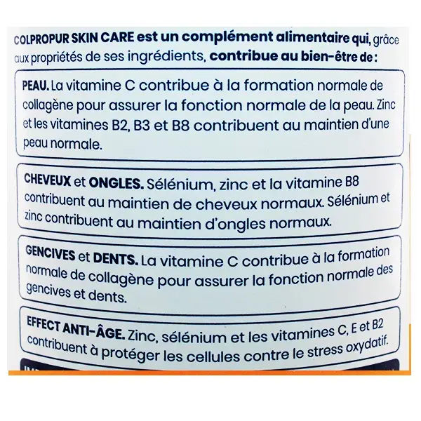 Colpropur Skin Care Pêche Collagène 30 doses 321g
