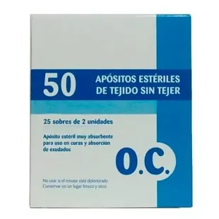 Oc Nonwoven Sterile Kompresse 10x10 50 Stück