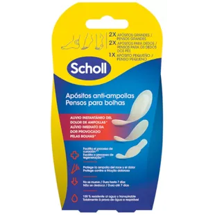 Scholl Apósitos Ampollas en Pies Formato Múltiple 5 uds