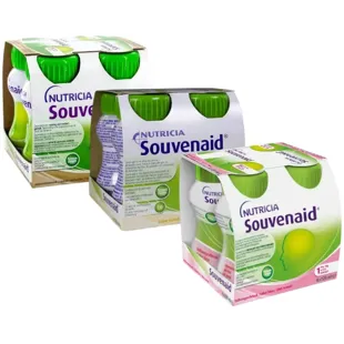 Souvenaid Cappuccino 4 x 125 ml + Saveur vanille 4 x 125 ml + Saveur fraise 4 x 125 ml