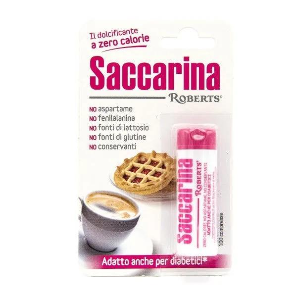 Saccarina Roberts Dolcificante Senza Calorie 100 Compresse