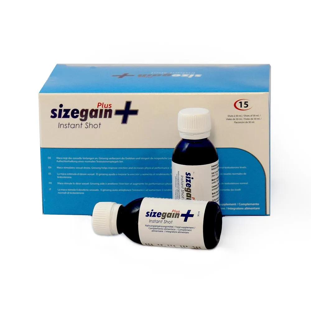 Sizegain Plus Instant Shot Integratore Naturale Contro Disfunzione Erettile 15 Flaconcini