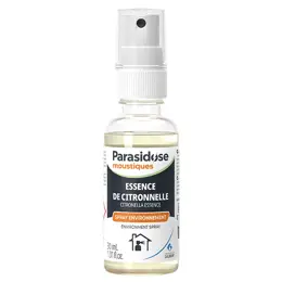 Parasidose Moustiques Environnement Essence Citronnelle 30ml