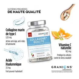 Granions Collagène+ Beauté Cerise 120 comprimés à croquer