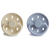 Frigg Silicone Pacifiers Moon Phase Blue/Cream +0m 2 units