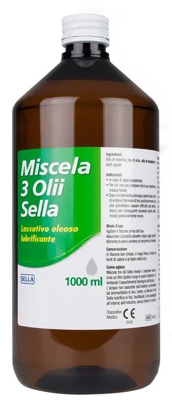 Miscela 3 Olii Integratore Lassativo Emolliente 1000 ml