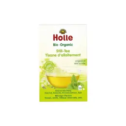 Holle Tisane d'Allaitement Anis Fenouil Cumin Mélisse Citronnelle Bio 20 sachets