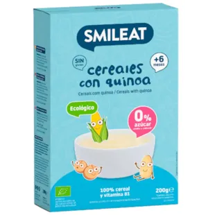 Smileat Pap Granen met Quinoa Glutenvrij +6m 200 gr