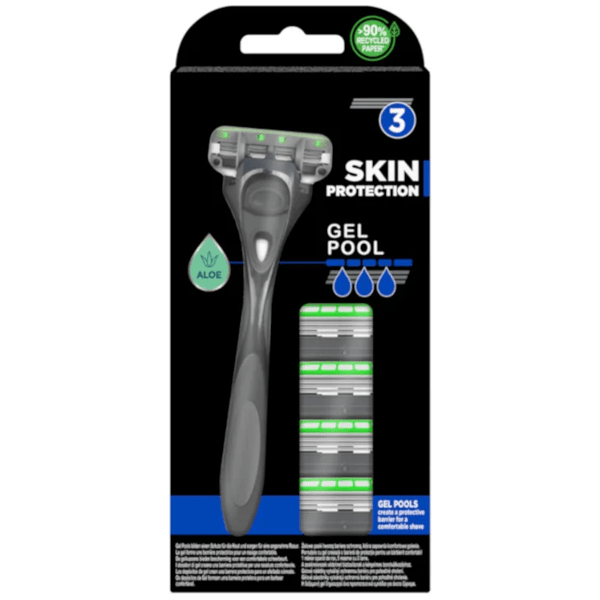 Wilkinson Sword Hydro 3 Black Edition scheermes + 5 navullingen