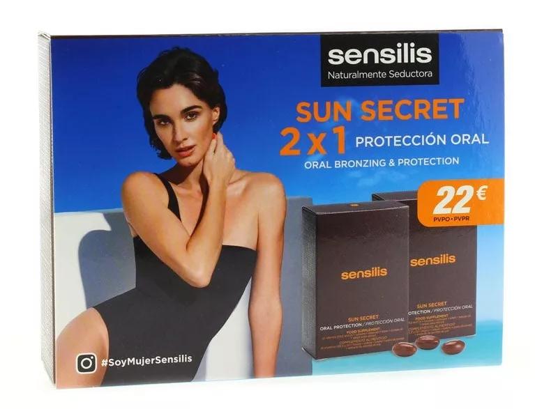 Sensilis Sun Secret Protección Oral 2x30 Cápsulas