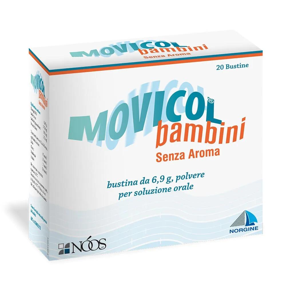 Movicol Bambini Senza Aroma Polvere Soluzione Orale Stitichezza Cronica 20 Bustine