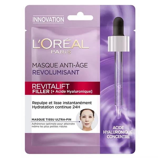 L'Oréal Dermo Expertise Revitalift Filler + Ácido Hialurónico Mascarilla en Tejido Antiarrugas 