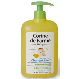 Corine de Farme Baby 2 in 1 Shampoo with Calendula Conditioner 500 ml
