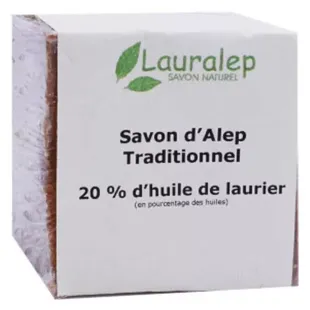 Lauralep Saponetta D 'Aleppo 16% Alloro 100g