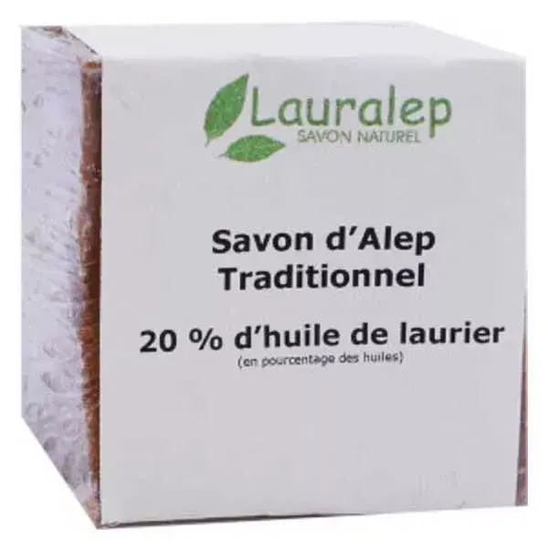 Lauralep Pastilla de Jabón de Alepo 16% Aceite de Bayas de Laurel 100g