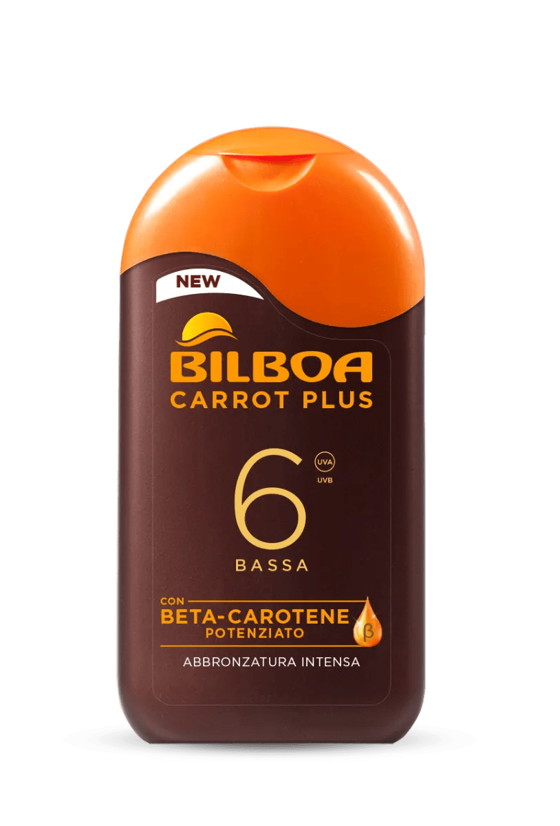 Bilboa Carrot Plus Latte Solare Protezione Bassa SPF6 200ml 