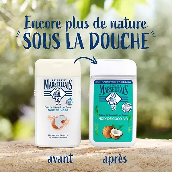 Le Petit Marseillais Douche Crème Hydratante Beurre de Coco 250ml