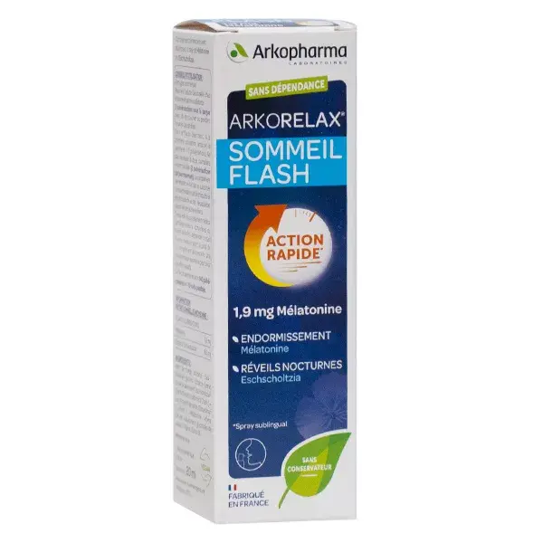 Arkopharma Arkorelax Sommeil Flash Spray Melatonina 20ml