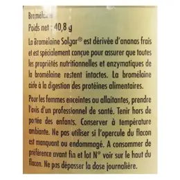 Solgar Bromélaïne 300mg 60 gélules