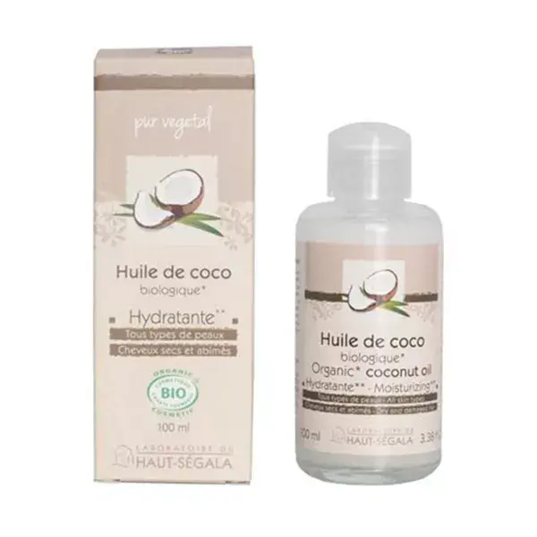 Haut-Ségala  Les Huiles Végétales Organic Coconut Oil 100ml