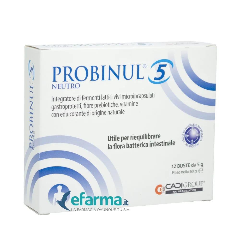 Probinul 5 Neutro Integratore Simbiotico 12 Bustine