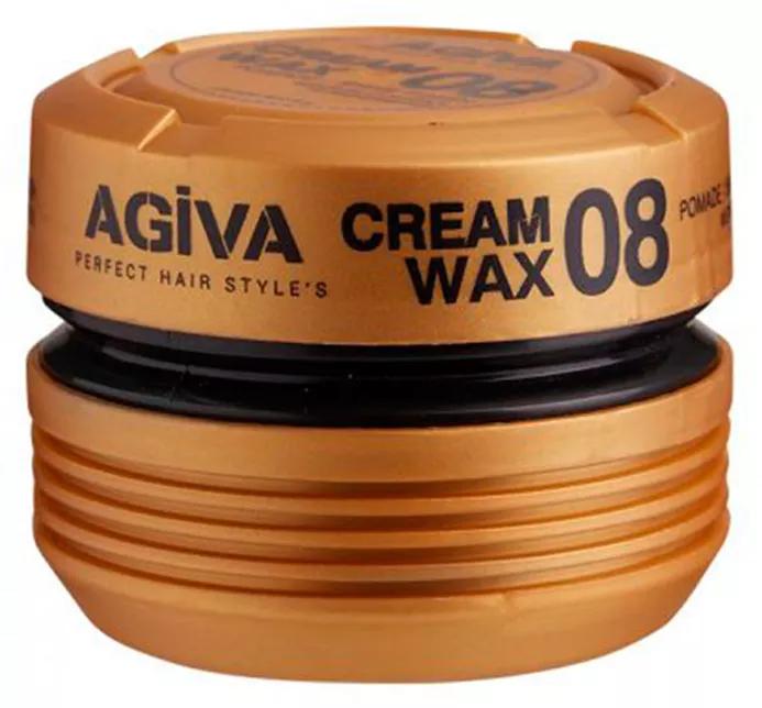 Agiva Cream Wax 08 Pomade / Shine Finish Medium Control 175 ml
