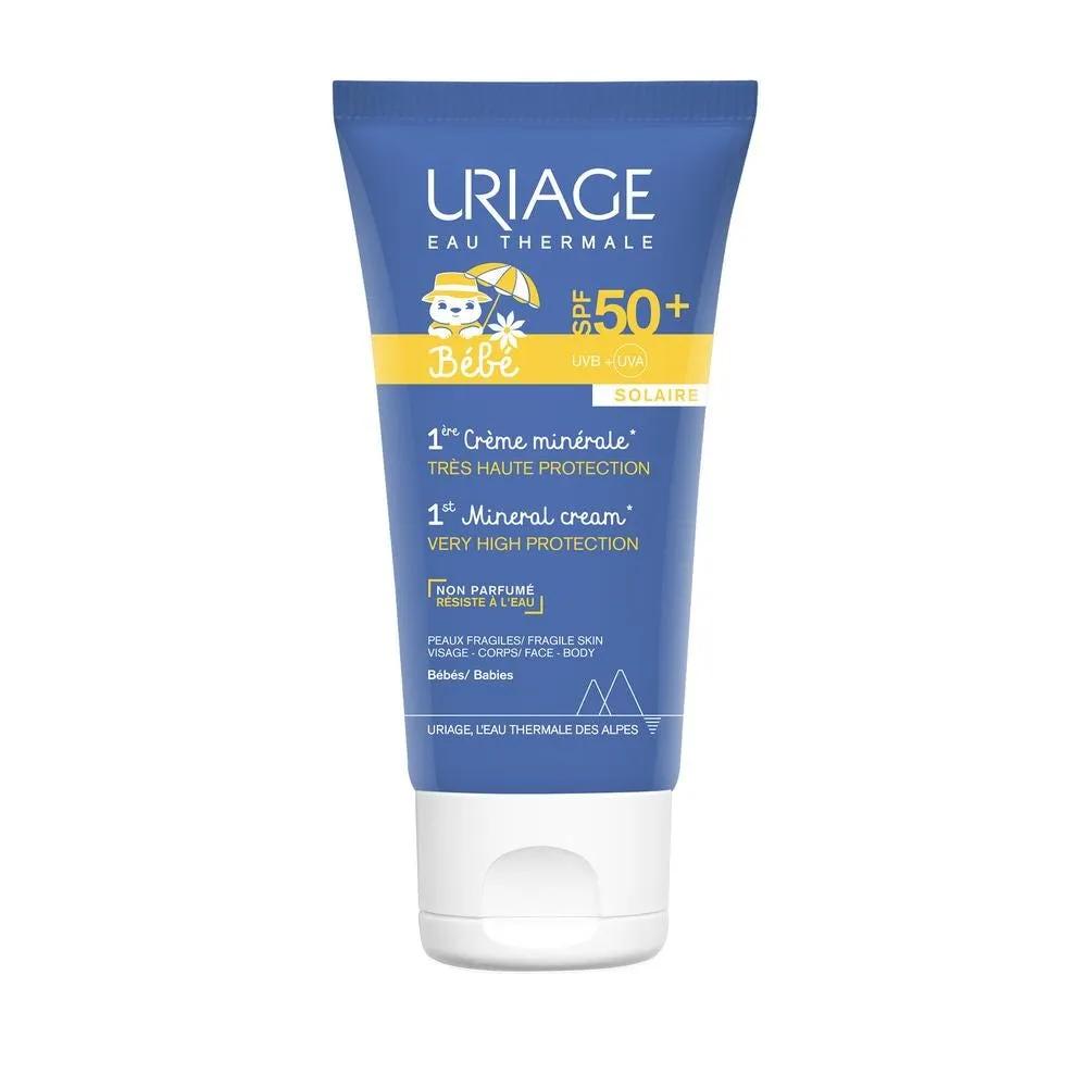 Uriage Premiere Bebè Crema Solare Minerale con Protezione Molto Alta Spf50+ Per Bambini 50ml