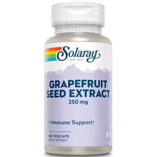 Solaray Grapefruit Seed 250 mg 60 Vegetable Capsules