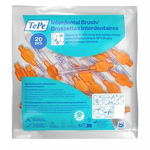 TePe Original Bustina da 20 scovolini Arancione Eco-Sostenibili, Iso 1