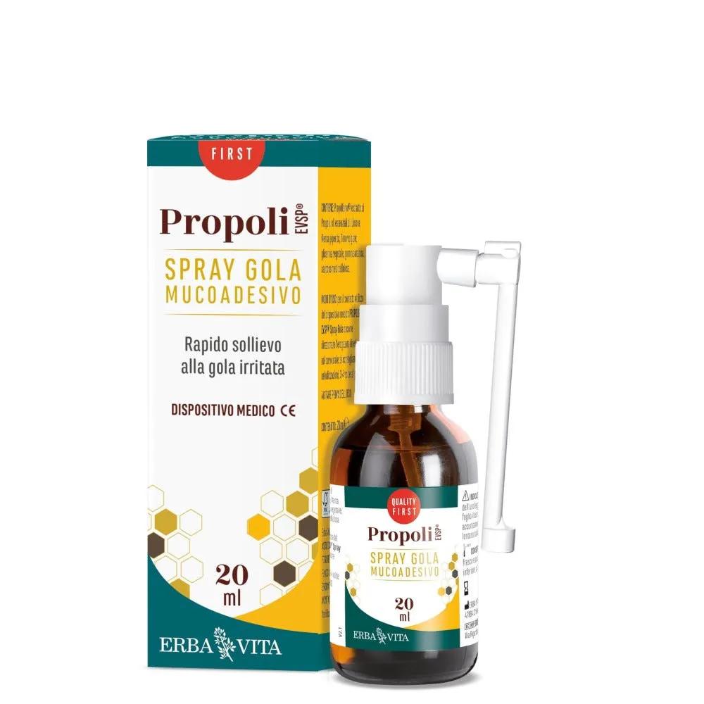 Erba Vita Propoli Evsp Spray Gola Mucoadesivo 20 ml