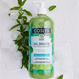 Coslys Gel Douche Raffraîssant Menthe-chanvre 1L