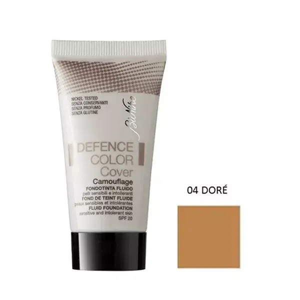 Bionike defensa Color cubrir maquillaje fluido N  4 oro 30ml