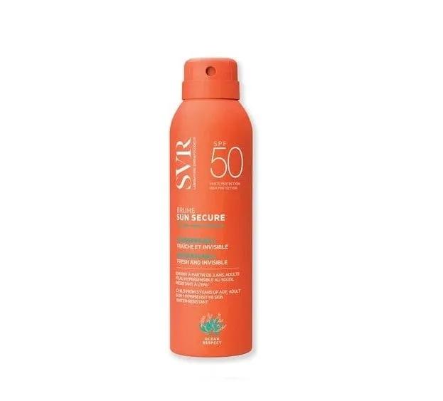 SVR Sun Secure Brume Spray Solare Viso e Corpo Spf50 Nuova Formula 200 ml