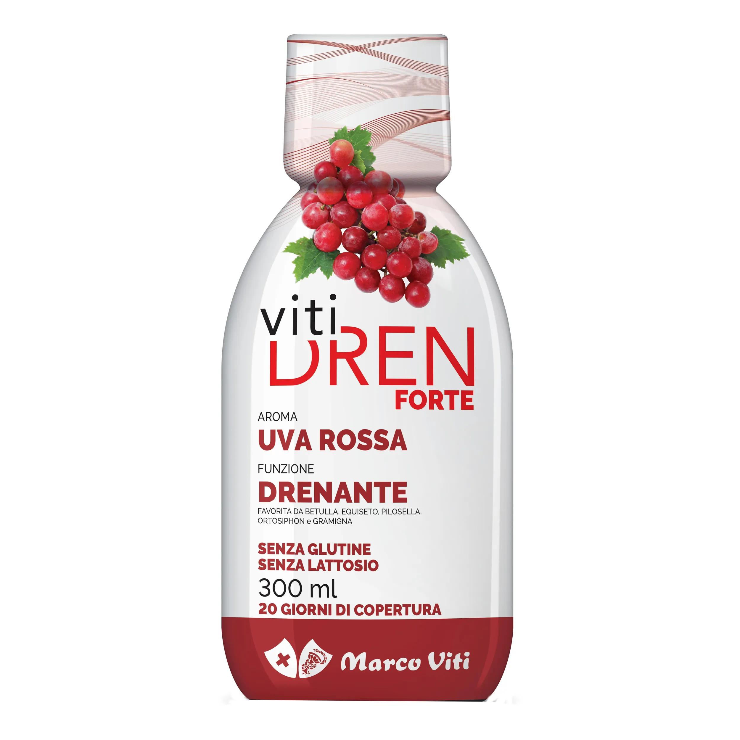 Vitidren Forte Uva Rossa Integratore Drenante 300 ml