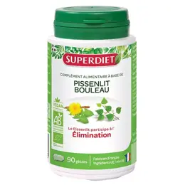 Superdiet Pissenlit Bouleau Bio 90 gélules