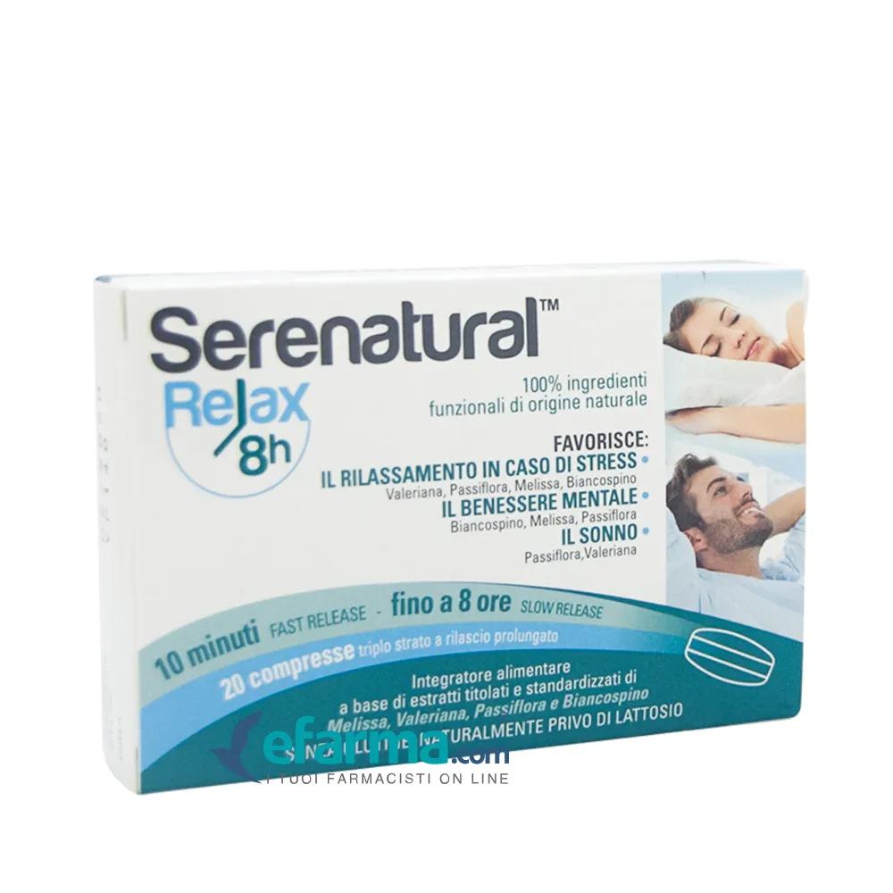 Serenatural Relax 8H Integratore Rilassante 20 Compresse