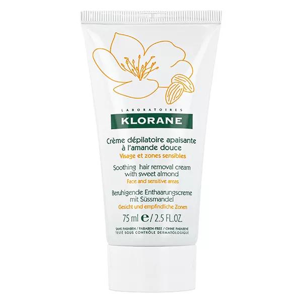 Klorane Crema Depilatoria Suave con Extracto de Almendras Dulces 75ml